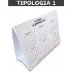 Calendario triangolare monofoglio 2024 